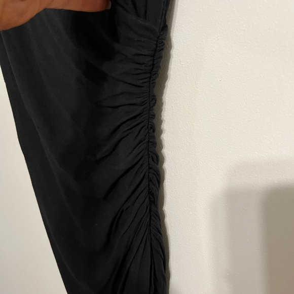 Mason Asymmetrical One Shoulder Black Dress - Picture 6 of 11